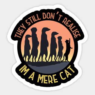 Funny meerkat pun Sticker